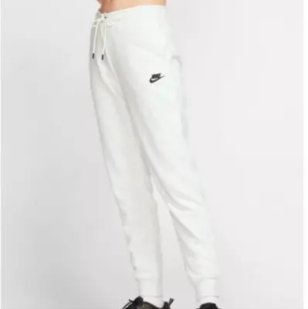 Nike Vintage Joggers Pants Sportswear Cream Gray Heathered Size Medium